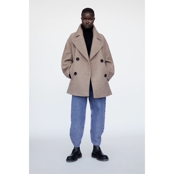 Zara Jackets & Blazers - SOLD NWT ZARA WOOL BLEND OVERSIZED COAT